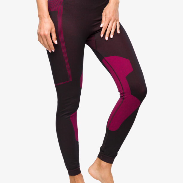 Colanti termici femei Brubeck Dry Pants - black/fuchsia