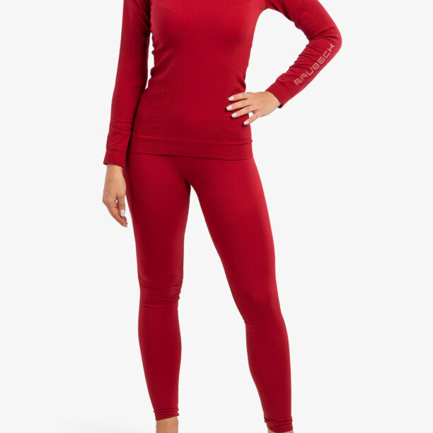 Colanti termici femei Brubeck Extreme Thermo Pant - burgundy preţ