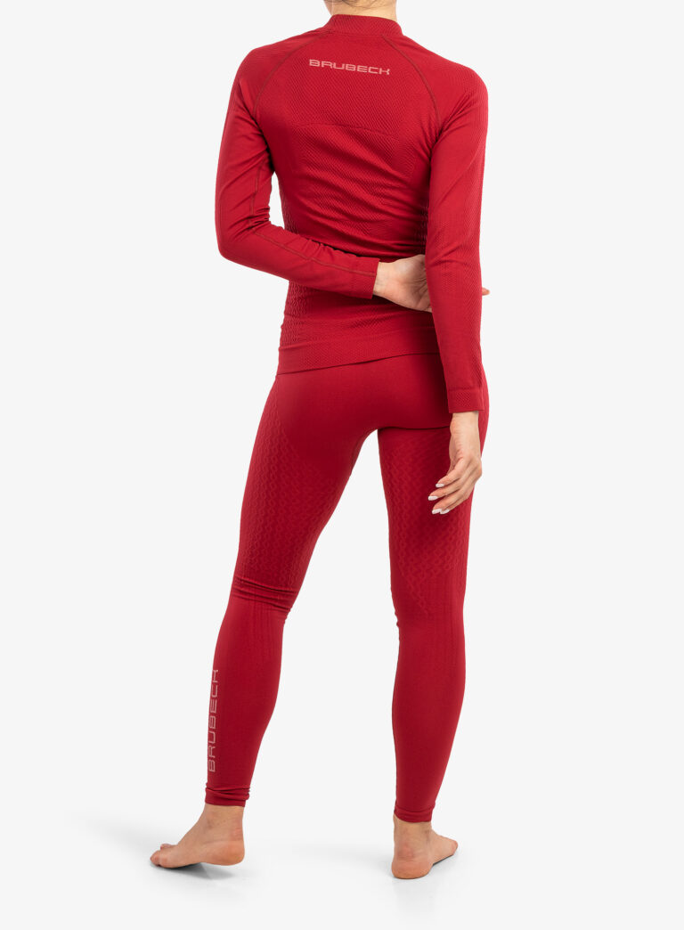 Preţ Colanti termici femei Brubeck Extreme Thermo Pant - burgundy