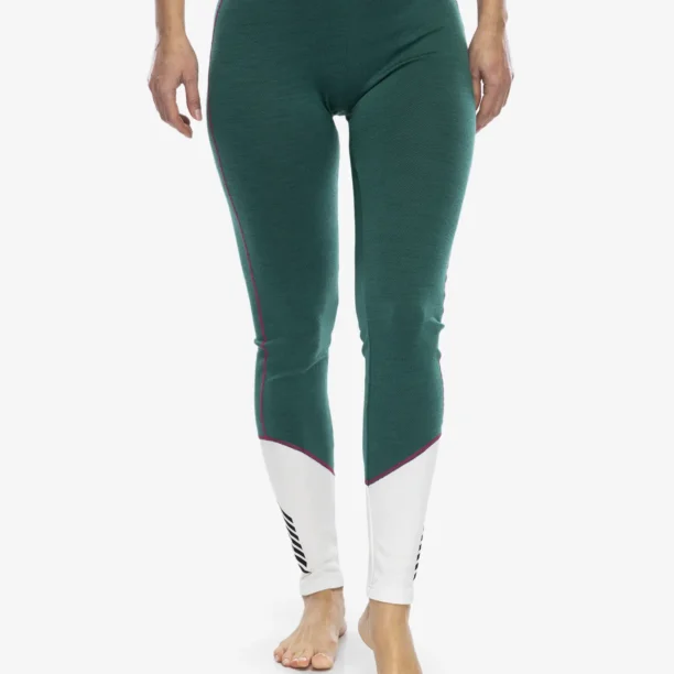 Colanti termici femei Helly Hansen LIFA Merino Midweight Pant - emerald preţ