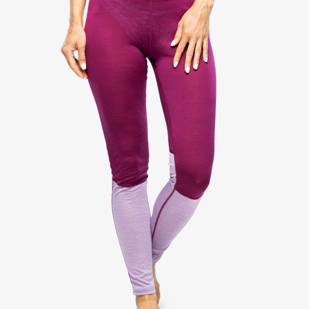 Cumpăra Colanti termici femei Icebreaker 125 ZoneKnit Leggings - berry