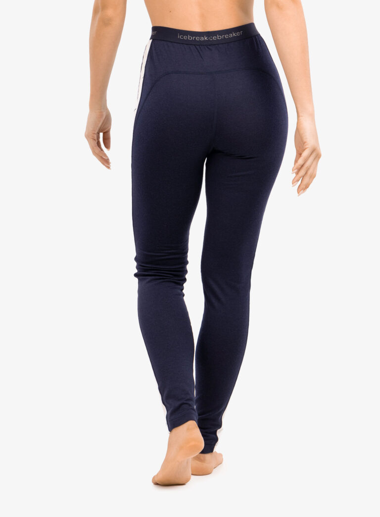 Preţ Colanti termici femei Icebreaker 200 Sonebula Leggings - midnight navy/snow