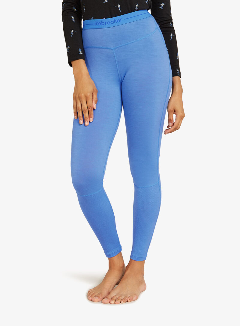 Colanti termici femei Icebreaker 200 ZoneKnit Leggings - baja