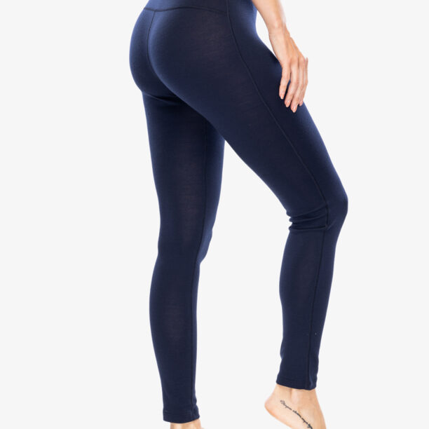 Preţ Colanti termici femei Icebreaker 260 Tech Leggings - midnight navy