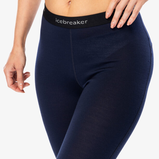 Original Colanti termici femei Icebreaker 260 Tech Leggings - midnight navy