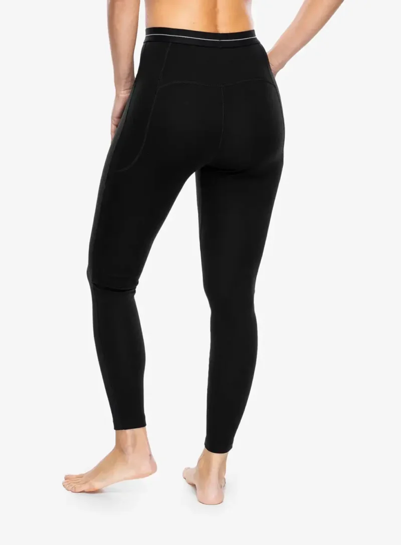 Colanti termici femei Icebreaker 300 Merino Fine Polar Leggings - black preţ