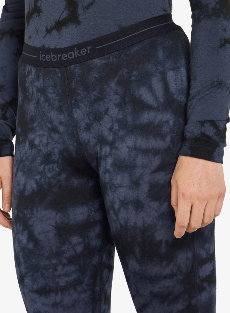 Preţ Colanti termici femei Icebreaker Merino 200 Oasis Leggings Cloud Dye - graphite/black/cd