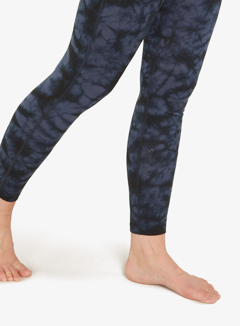 Original Colanti termici femei Icebreaker Merino 200 Oasis Leggings Cloud Dye - graphite/black/cd