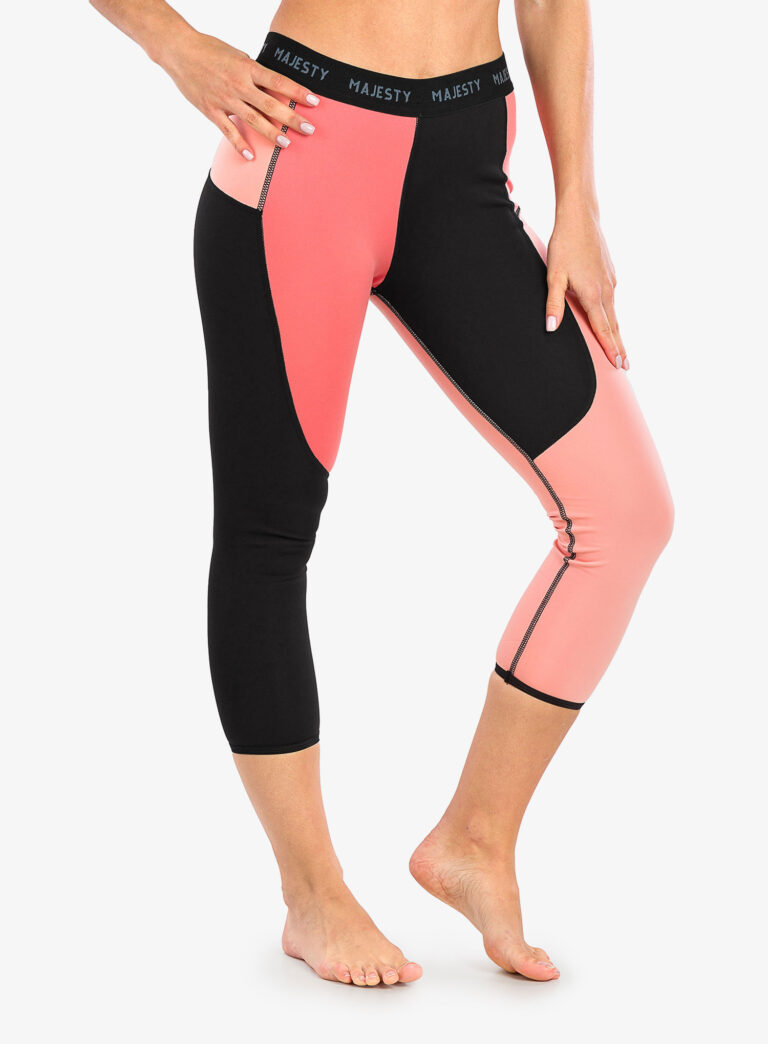 Cumpăra Colanti termici femei Majesty Surface Pants - black/coral