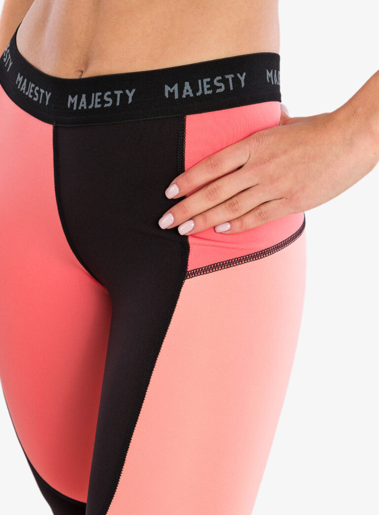 Colanti termici femei Majesty Surface Pants - black/coral - imagine 6