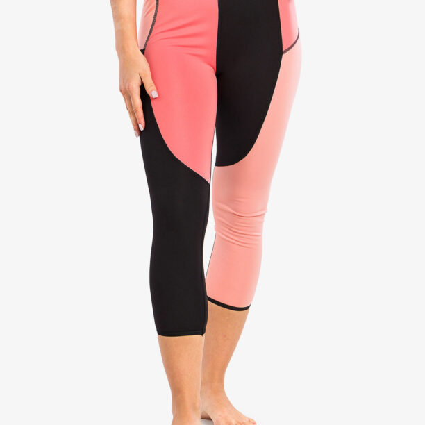 Colanti termici femei Majesty Surface Pants - black/coral