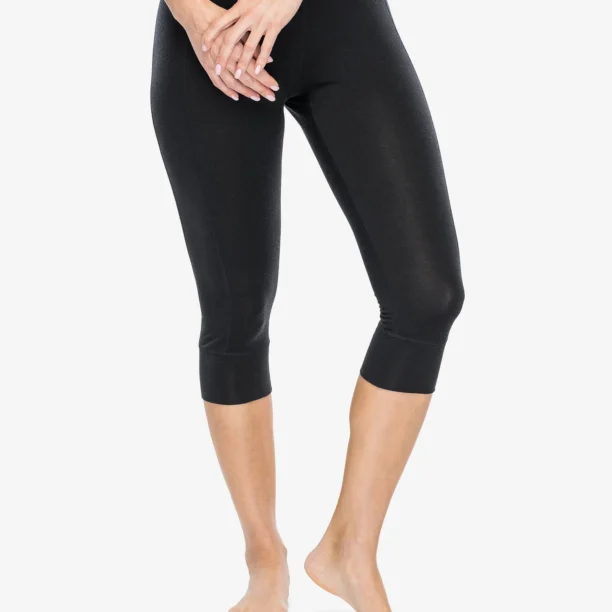 Cumpăra Colanti termici femei Mons Royale Cascade Merino Flex 200 3/4 Legging - black