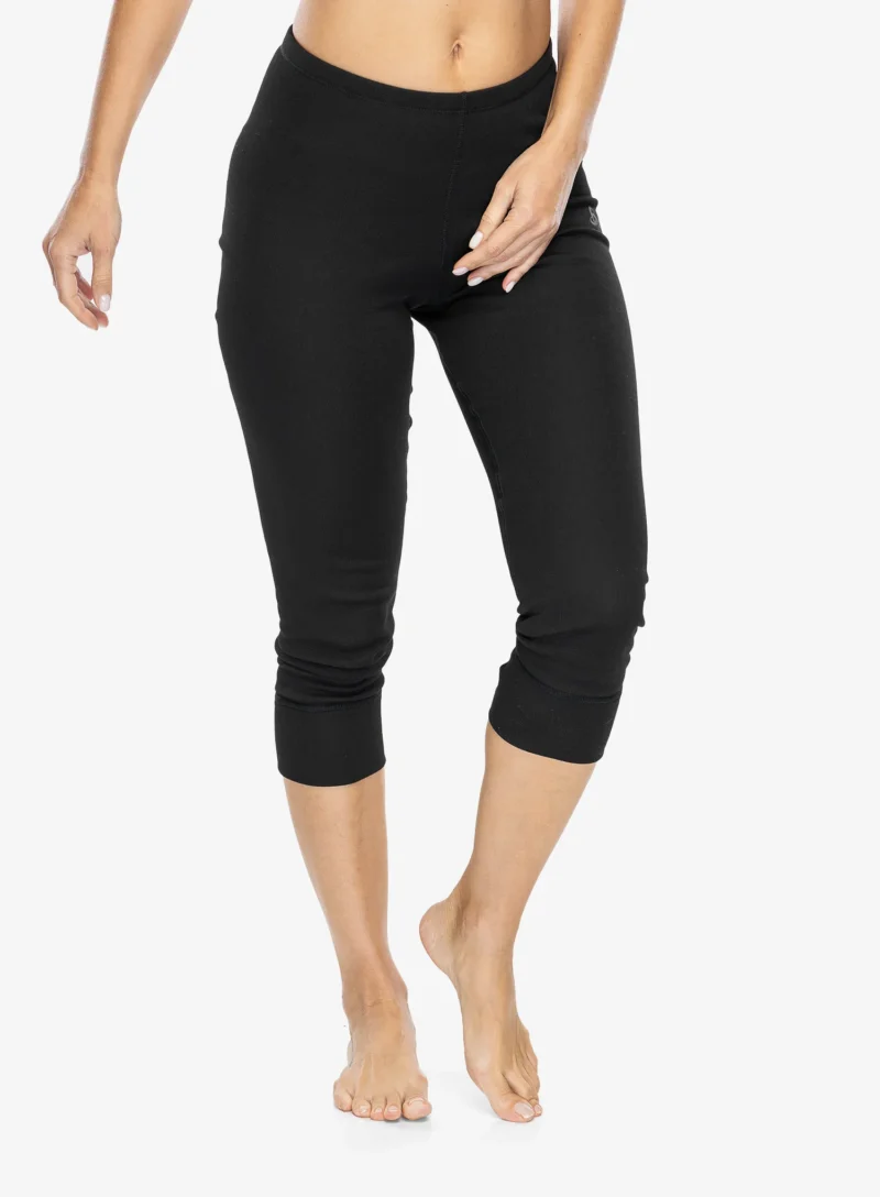 Colanti termici femei Odlo Active Warm BL Bottom 3/4 - black