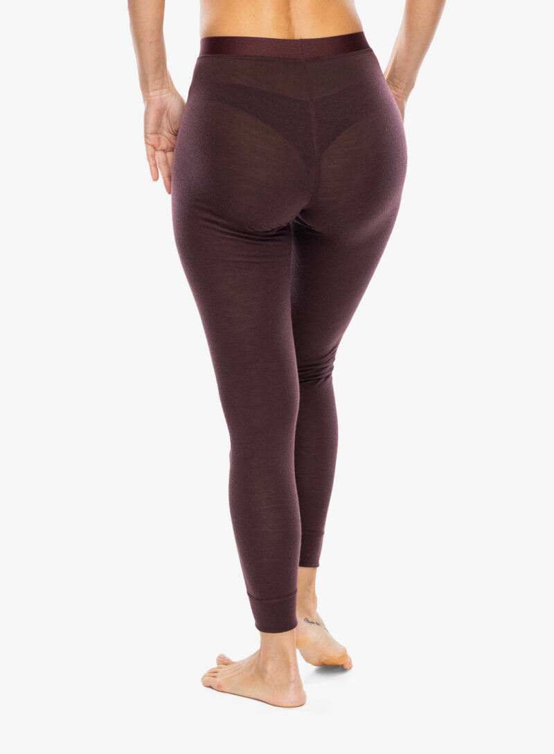 Colanti termici femei Odlo Merino 160 BL Bottom Long - fudge preţ