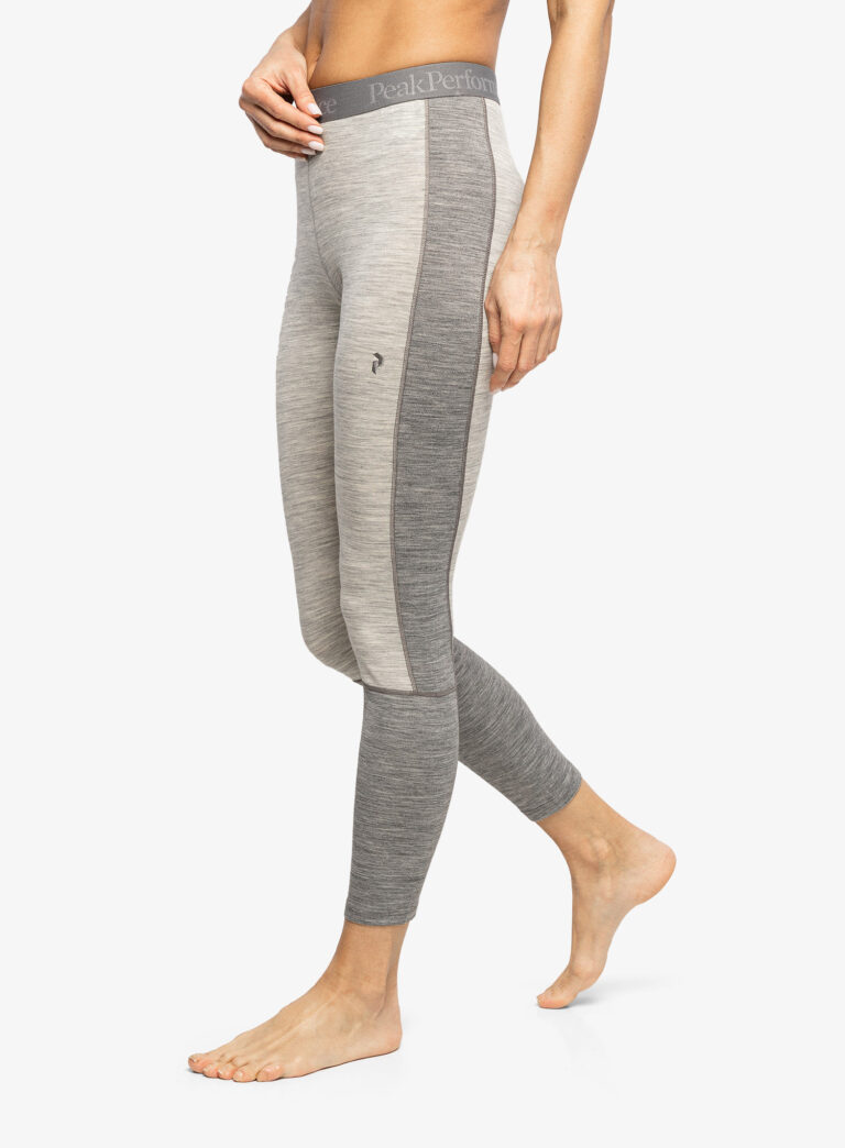 Cumpăra Colanti termici femei Peak Performance Magic Long John - med grey melange/grey melange