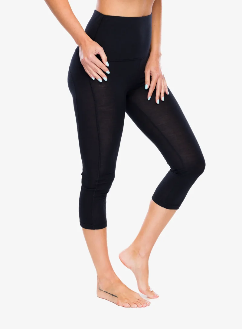 Cumpăra Colanti termici femei Super.natural Tundra175 Comfy Tight 3/4 - jet black