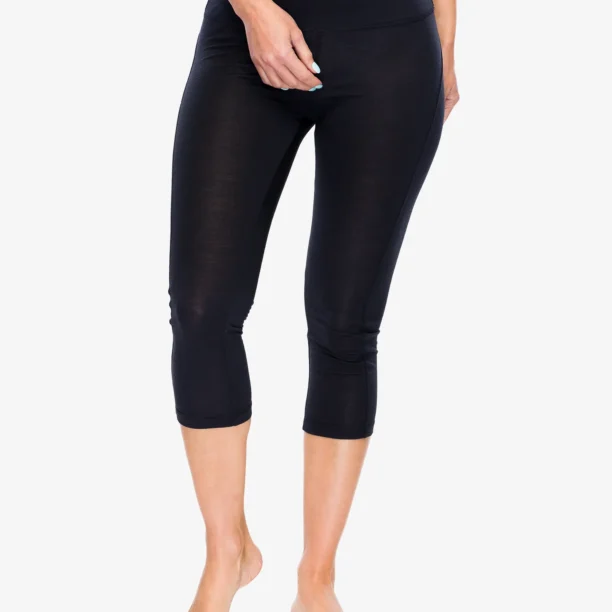 Colanti termici femei Super.natural Tundra175 Comfy Tight 3/4 - jet black