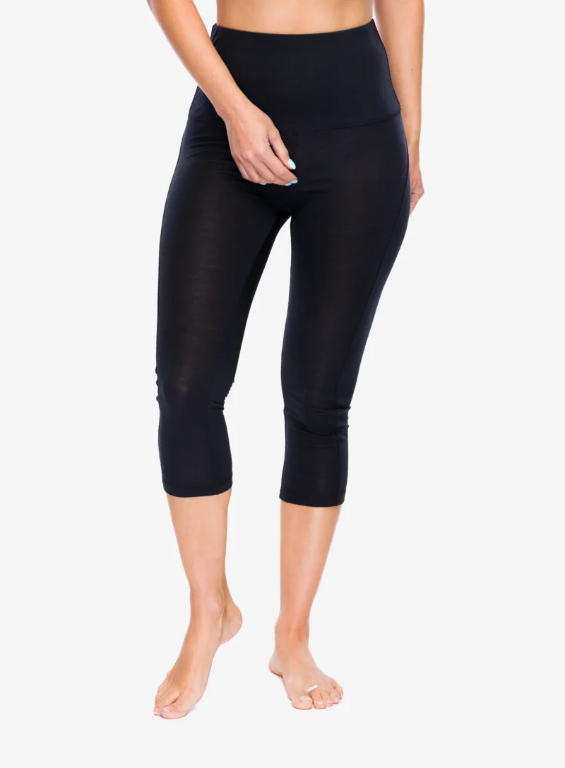 Colanti termici femei Super.natural Tundra175 Comfy Tight 3/4 - jet black