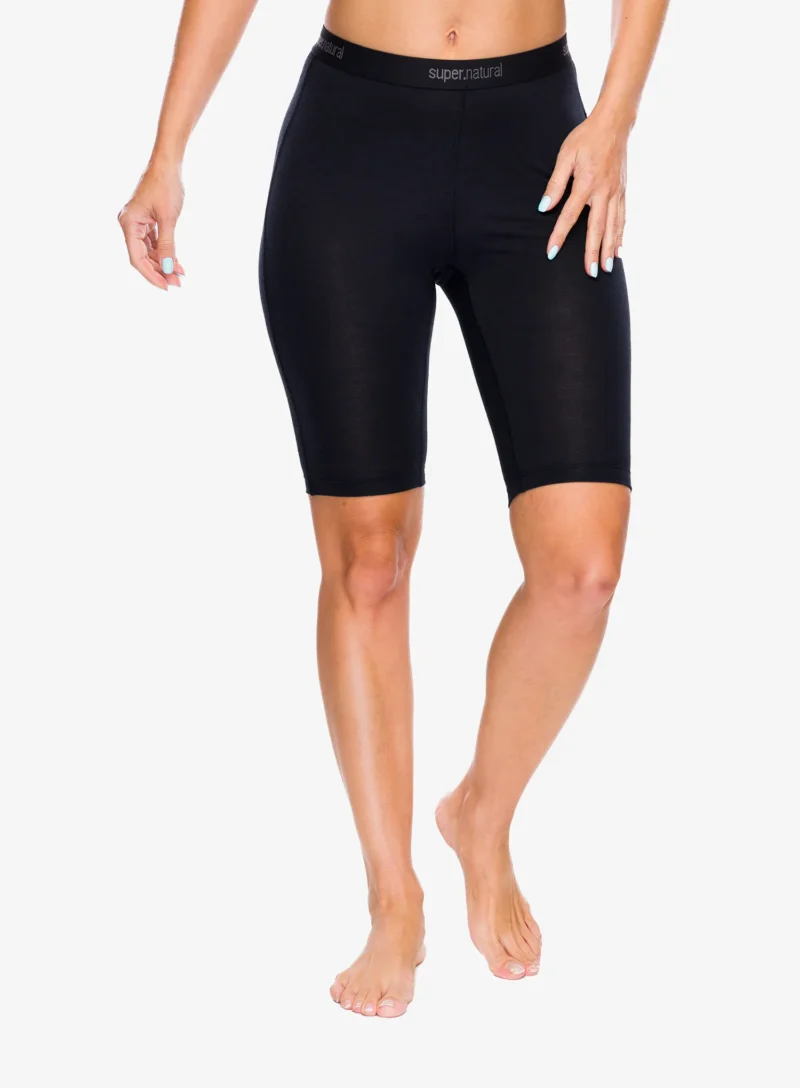 Colanti termici femei Super.natural Tundra175 Short Tight - jet black