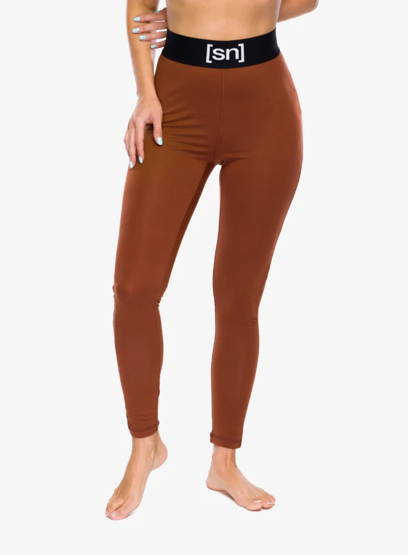 Colanti termici femei Super.natural Tundra175 Tight - horn brown