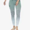 Colanti termici femei X-Bionic Invent Fx Pants - green/grey/optical white