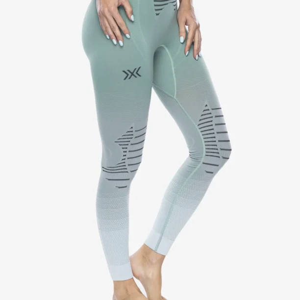 Cumpăra Colanti termici femei X-Bionic Invent Fx Pants - green/grey/optical white