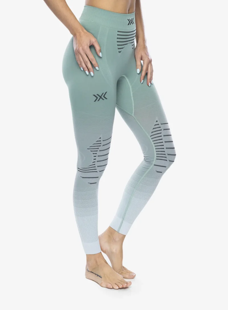 Cumpăra Colanti termici femei X-Bionic Invent Fx Pants - green/grey/optical white