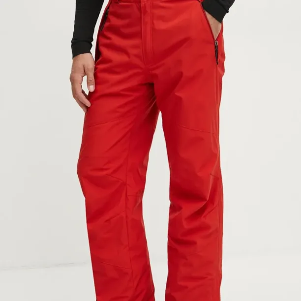 Columbia pantaloni Shafer Canyon culoarea rosu