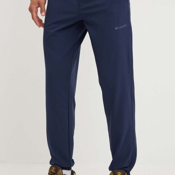 Columbia pantaloni de exterior Columbia Hike culoarea albastru marin