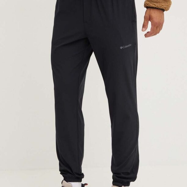 Columbia pantaloni de exterior Columbia Hike culoarea negru