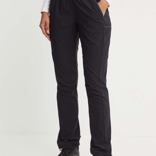 Columbia pantaloni de exterior Leslie Falls culoarea negru