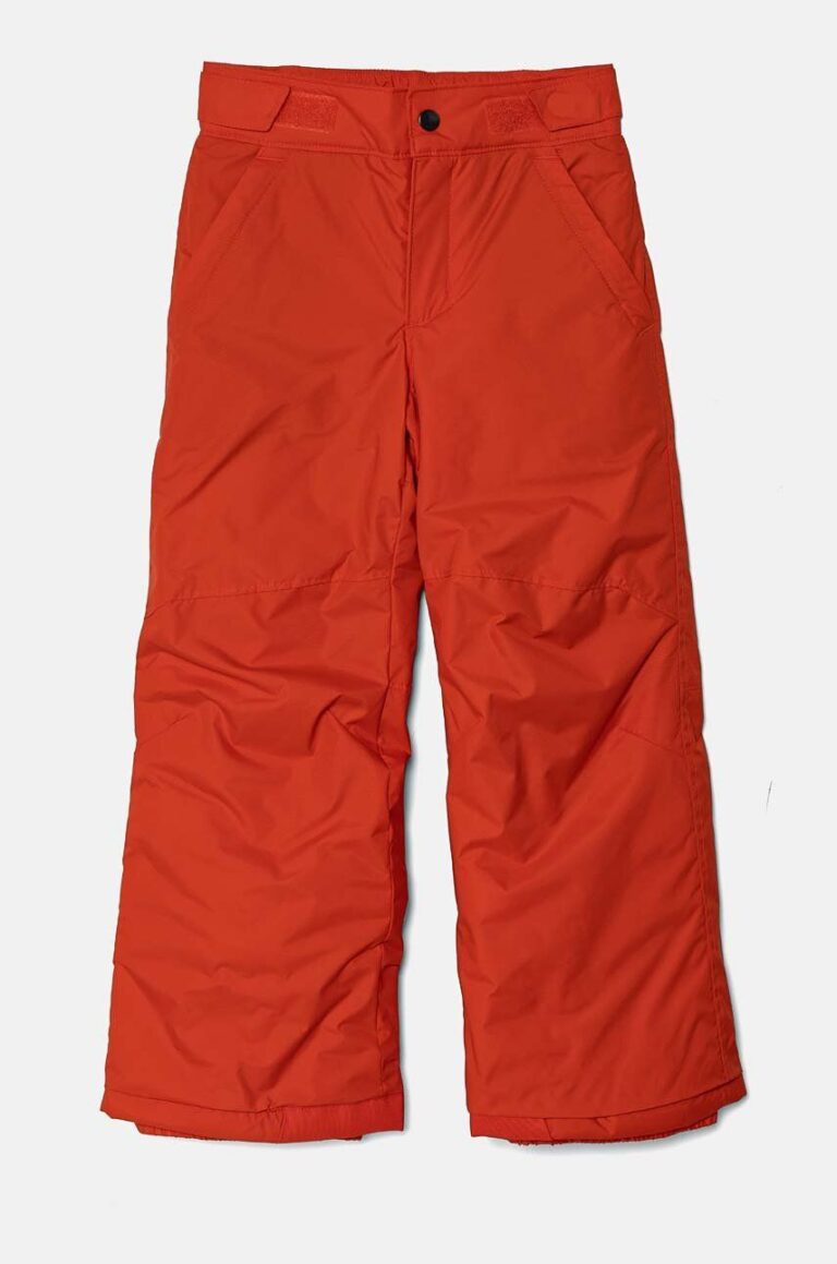 Columbia pantaloni de schi pentru copii Ice Slope culoarea rosu