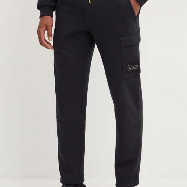 Columbia pantaloni de trening Wallowa Fleece culoarea negru