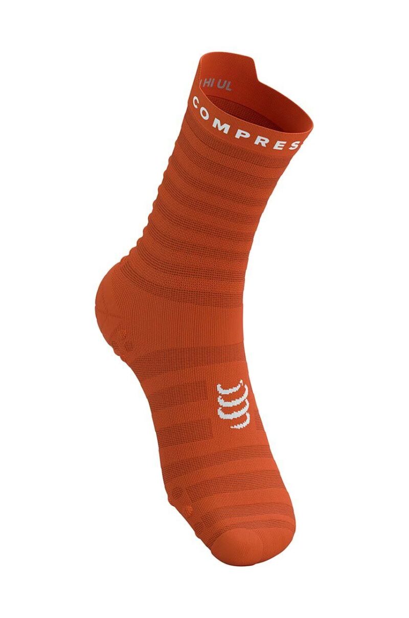 Compressport sosete Pro Racing Socks v4.0 Ultralight Run High - White/Alloy XU00050B preţ