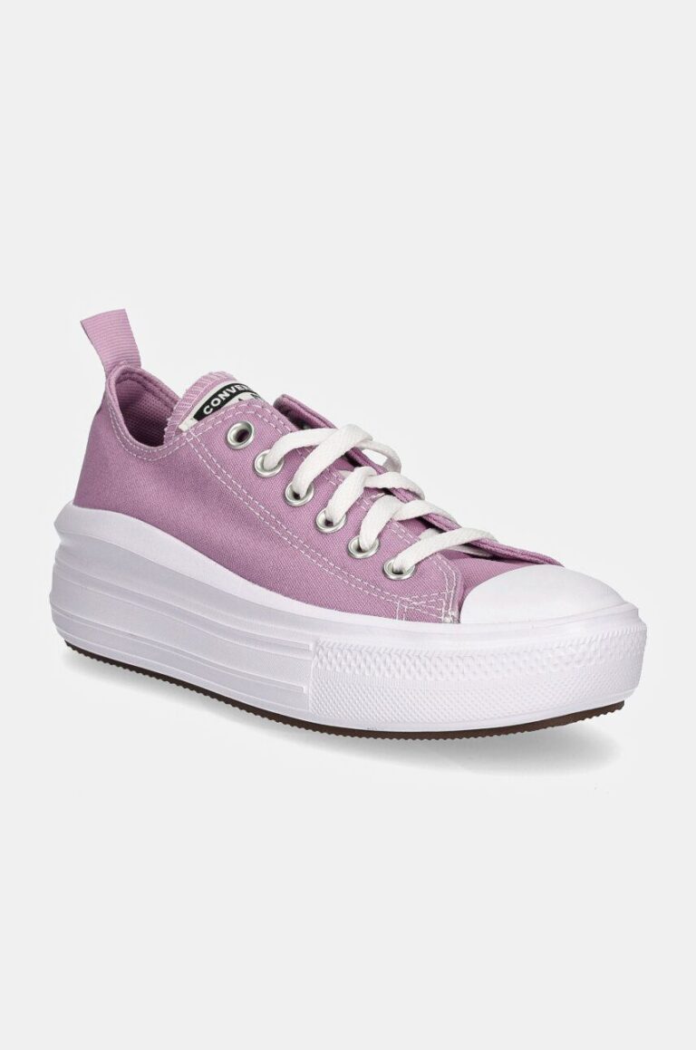 Converse tenisi CHUCK TAYLOR ALL STAR MOVE culoarea violet