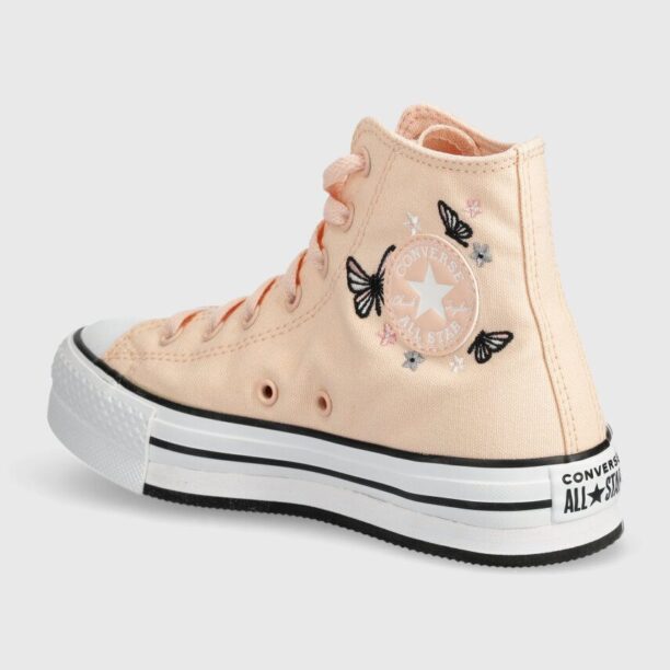 Converse tenisi copii A07355C culoarea portocaliu preţ