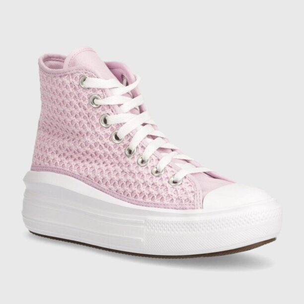 Converse tenisi copii A07358C culoarea roz