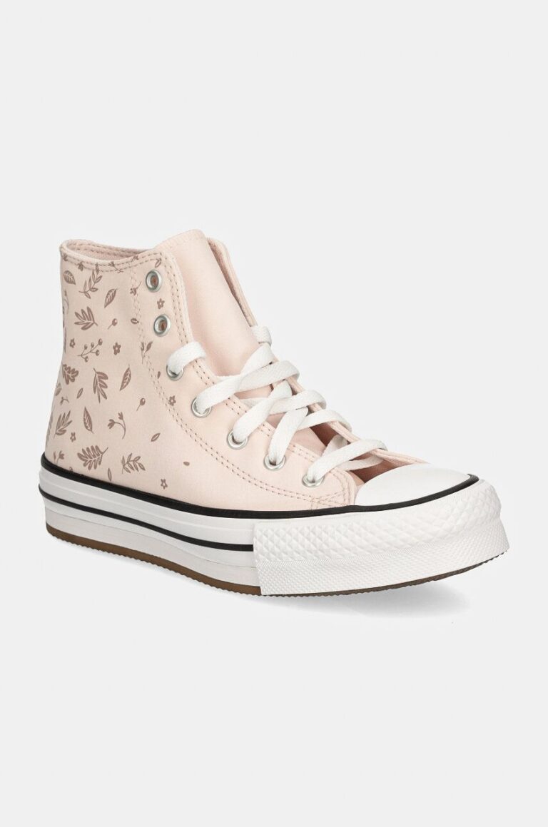 Converse tenisi copii CHUCK TAYLOR ALL STAR EVA LIFT culoarea roz