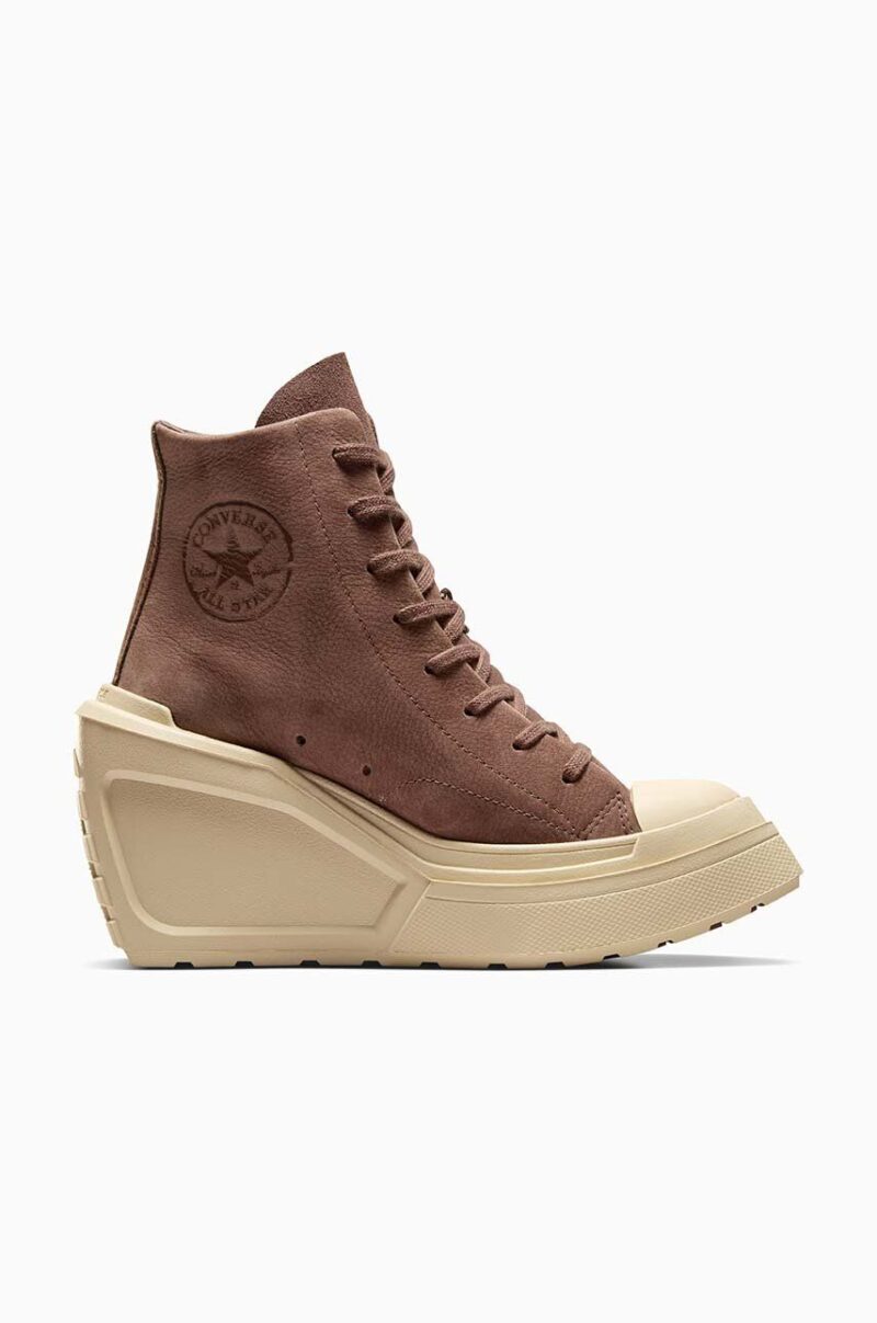 Converse tenisi de piele Chuck 70 De Luxe Wedge femei