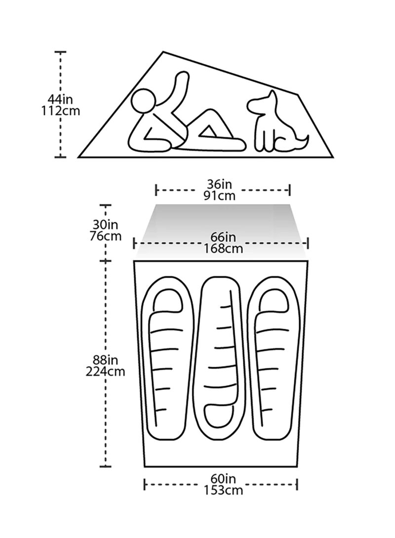 Cort 3 persoane Big Agnes C Bar 3 Tent preţ