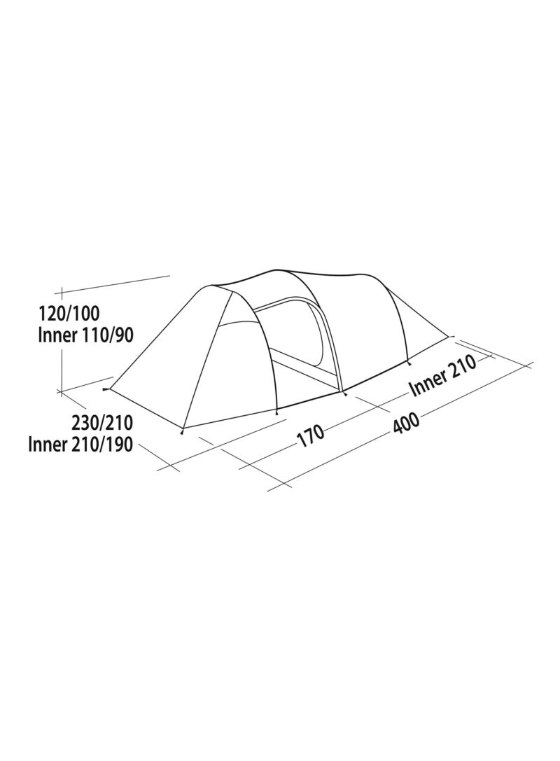 Cort 4 persoane Easy Camp Magnetar 400 - rustic green preţ