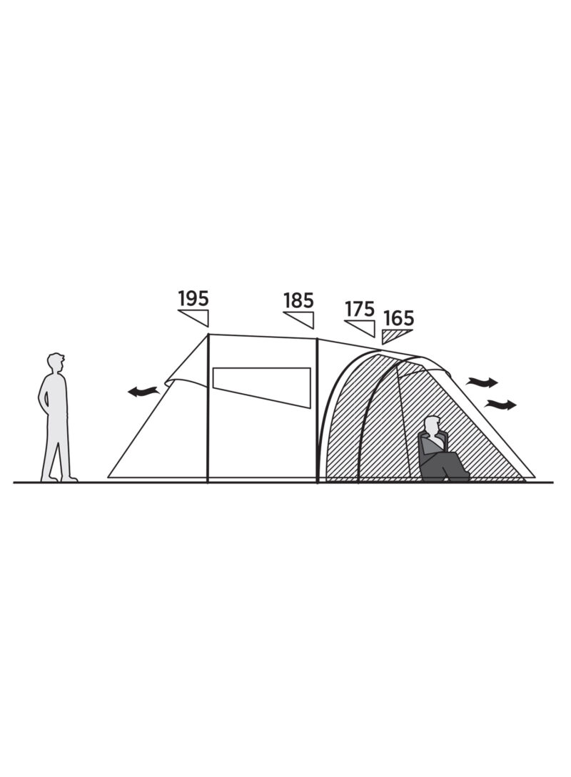 Original Cort 6 persoane Easy Camp Alicante 600 Twin