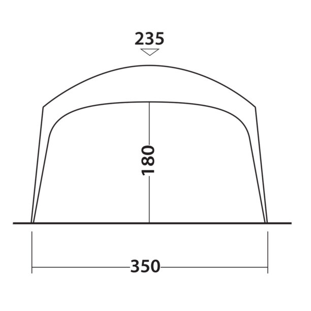 Preţ Cort familie Outwell Event Lounge L - black/grey