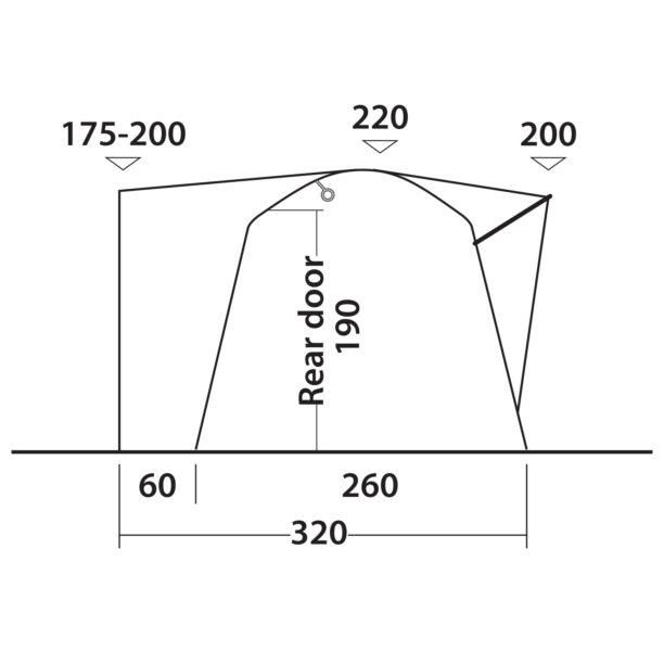 Preţ Cort rulota Outwell Milestone Shade