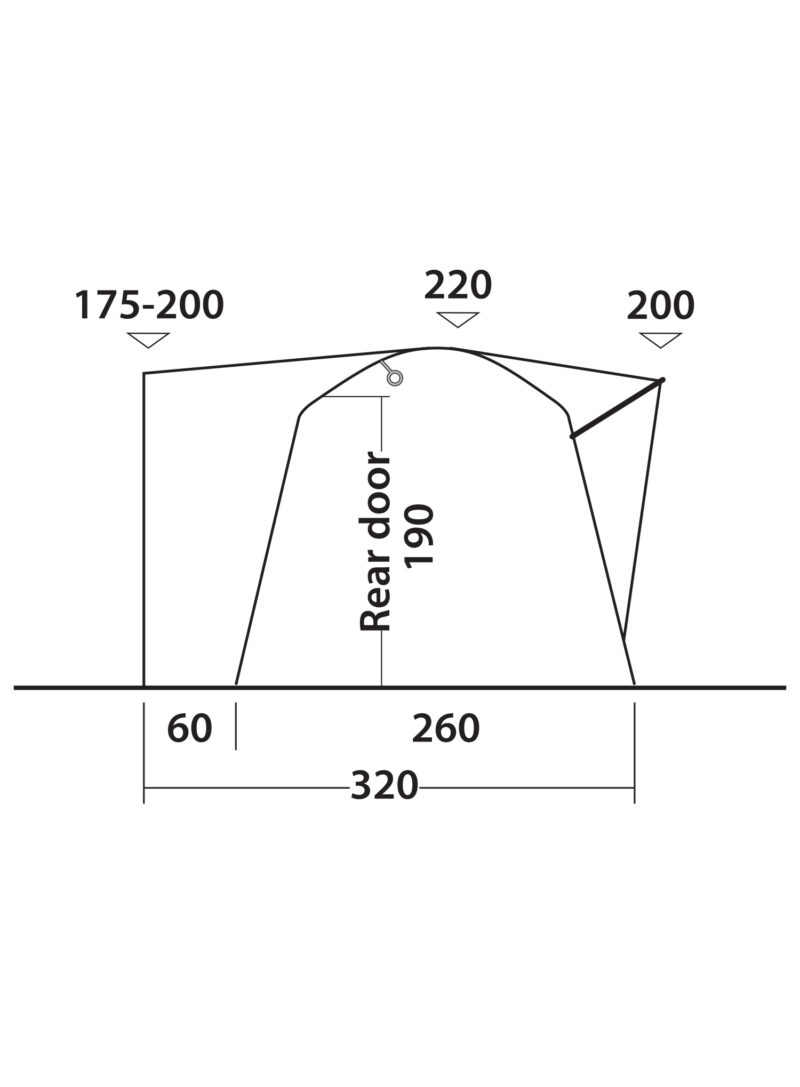 Preţ Cort rulota Outwell Milestone Shade