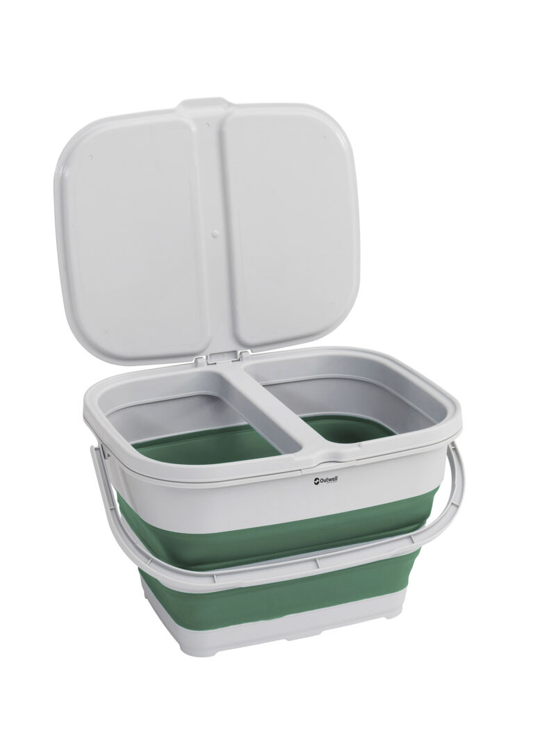 Coş Outwell Collaps RecycleIt Basket - shadow green preţ