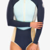 Costum de femei Rip Curl Block Party Upf 50+ Surfsuit - navy