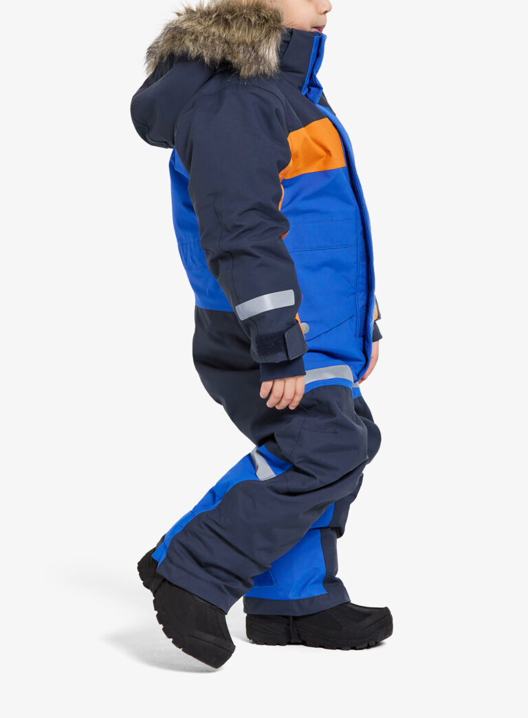 Preţ Costumul pentru copii Didriksons Bjarven Coverall 3 - caribbean blue