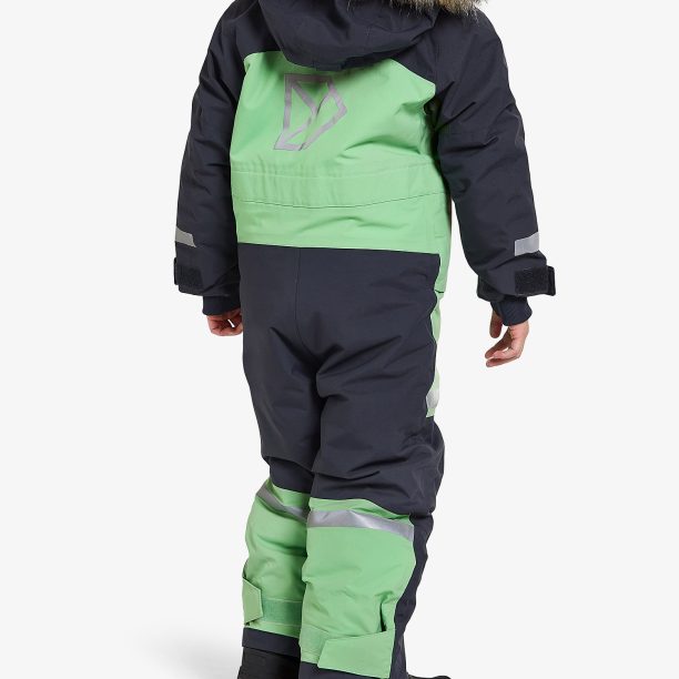 Costumul pentru copii Didriksons Bjarven Coverall 3 - dusty lime preţ