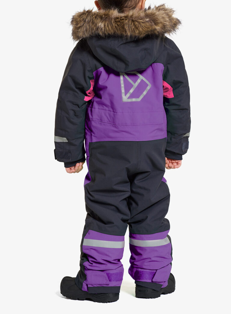 Costumul pentru copii Didriksons Bjarven Coverall - disco purple preţ